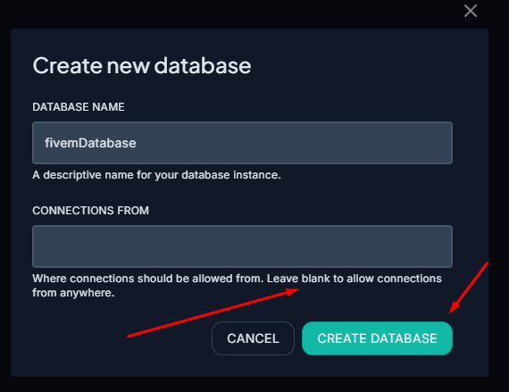 Configuring a new MariaDB database