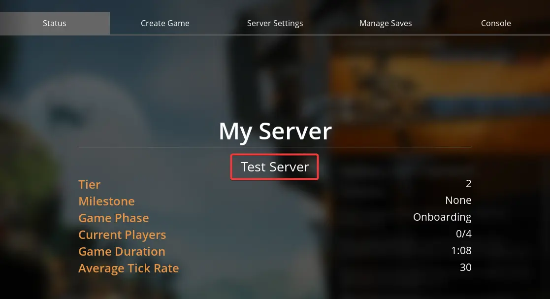 Satisfactory server file manager showing save game folder